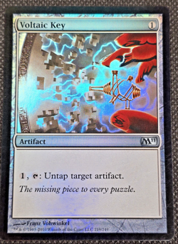 MTG magic cards 1x Voltaic Key - Foil Magic 2011 NM-Mint, English -- H2 - Image 2