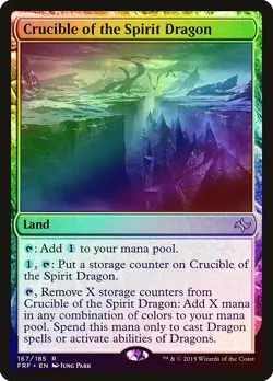 Crucible of the Spirit Dragon FOIL Fate Reforged PLD Land Rare CARD ABUGames - Image 1