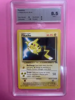 POKEMON PIKACHU 4 PROMO BLACK STAR MTG 9 MMTG 8,5 NM+ GRADE BECKETT PCA PSA #59 - Image 1