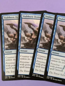 MTG Magic The Gathering: Khans of Tarkir: Stubborn Denial Uncommon #56/269 - NM - Image 2