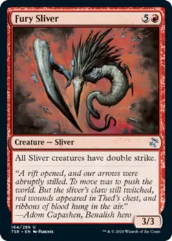 Fury Sliver ~ Near Mint Time Spiral Remastered MTG Magic UltimateMTG Red Card - Image 1