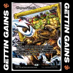 Plague Of Vermin - 0007 - M - Non-Foil - Borderless - TMNT - MTG - NM/M - Image 1