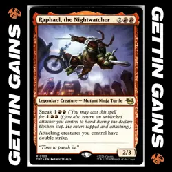 Raphael, The Nightwatcher - 0103 - R - Non-Foil - TMNT - MTG - NM/M - Image 1