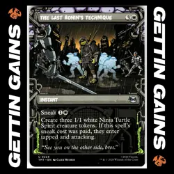 The Last Ronin's Technique - Showcase - 0223 - UC - Non-Foil - TMNT - MTG - NM/M - Image 1