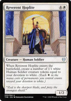 Reverent Hoplite 33 -Theros Beyond Death - NM - Image 1