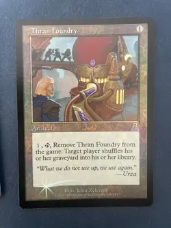 MTG FOIL URZA'S DESTINY THRAN FOUNDRY NM MAGIC THE GATHERING UNCOMMON ARTIFACT - Image 4