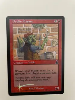 MTG FOIL URZA'S DESTINY GOBLIN MASONS NM MAGIC THE GATHERING COMMON RED CREATURE - Image 4
