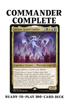 Atraxa, Grand Unifier PHYREXIAN INFECT PROLIFERATE Magic Custom Commander Deck - Image 1