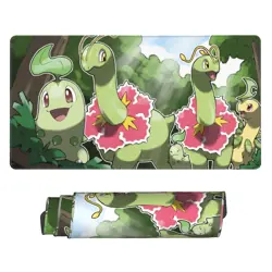 Chikorita - Board Game Pokemon Playmat Games Mousepad Play Mat of TCG 3444 - Image 1