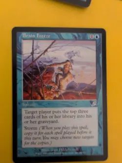 Brain Freeze. Instant Magic the Gathering Card. Scourge - Image 1