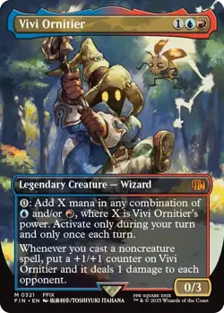 TCG MTG Vivi Ornitier (Borderless) [FIN - 321] - NM [Normal] - Image 1