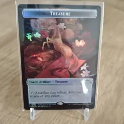 Caustic Bronco and Treasure Token MTG Year Of The Horse APAC English - Image 3