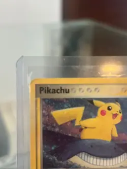 Pikachu 2007 POP Series 5 Holo 12/17 Inverted Back Error Pokemon Card Swirl 🌀 - Image 3