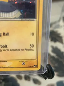 Pikachu 2007 POP Series 5 Holo 12/17 Inverted Back Error Pokemon Card Swirl 🌀 - Image 5