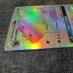 mint Pokemon Umbreon GX 154/149 Rainbow Secret Rare Card Sun & Moon Base - Image 3