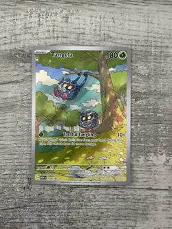 Tangela 178/165 Pokemon Scarlet Violet SV 151 (MEW) Illustration Rare Holo NM/M - Image 1