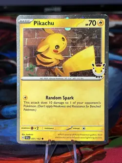 Pokemon Day 30th Anniversary - Pikachu 051 /162 Stamped 2026 Promo NM/M - Image 1