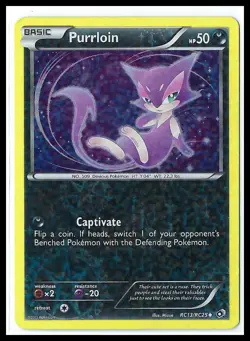 Pokemon - Purrloin Legendary Treasures: Radiant Collection #RC13/RC25 - LP - Image 1