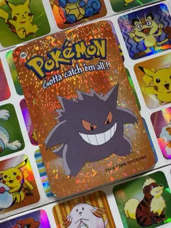 Pokemon 151 Vintage Pocket Monsters Vending HOLO Prism Sticker 2000 Nintendo - Image 5
