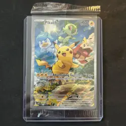 Pokemon TCG Pikachu SVP 027 Paldea Evolved ETB Black Star Promo (SEALED) - Image 1