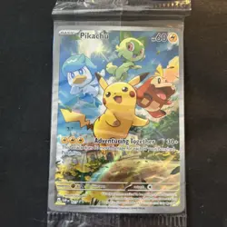Pokemon TCG Pikachu SVP 027 Paldea Evolved ETB Black Star Promo (SEALED) - Image 2
