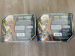 Lot of 2 – Pokemon Shining Fates V Tins (Boltund V & Cramorant V) Factory Sealed - Image 2