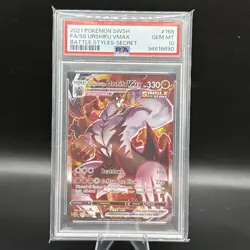 Pokemon 2021 Urshifu VMAX 168/163 Single Strike Secret Rare GEM MINT PSA 10 - Image 1