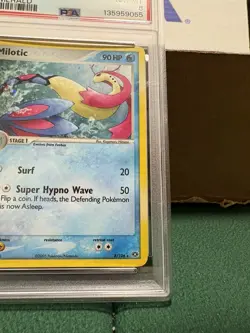 Pokemon TCG: 2005 EX Emerald Milotic-Holo #8/106, PSA 8 NM-MT. - Image 4