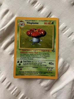 Pokemon TCG Vileplume Jungle 31/64 Regular Unlimited Rare - Image 1