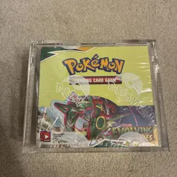Pokemon (English) TCG Evolving Skies Booster Box New & Sealed with Acrylic Case - Image 1