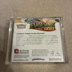 Pokemon (English) TCG Evolving Skies Booster Box New & Sealed with Acrylic Case - Image 2