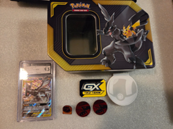 CGC 9.5! PIKACHU & ZEKROM GX SM168 2019 POKEMON TAG TEAM TINS PROMO NOT PSA/BGS - Image 2