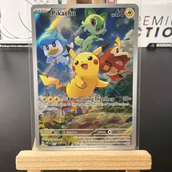 Pokemon Pikachu SVP 027 Scarlet & Violet Paldea Evolved ETB Promo - Image 1