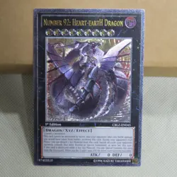 Yu-Gi-Oh! Number 92: Heart-Earth Dragon CBLZ-EN045 1st Edition Ultimate Rare - Image 3