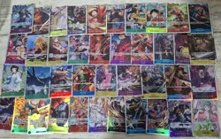 One Piece TCG 40x Super Rare SR Cards (No Doubles) Japanese Collection Bundle #9 - Image 1