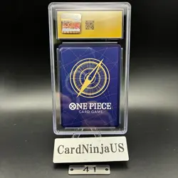CGC PRISTINE 10 Tashigi OP12-031 Promo Flagship Battle One Piece Card Game Japan - Image 2