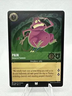 Pain Immortal Sidekick 81/204 Cold Foil Disney Lorcana Ursula’s Return - Image 1
