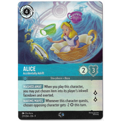 Alice Accidentally Adrift 217/204 Epic FOIL Fabled Disney Lorcana - Image 1