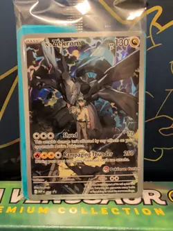 Pokemon Center N's Zekrom 031 Black Star Promo Card I PC STAMPED I Sealed - Image 1