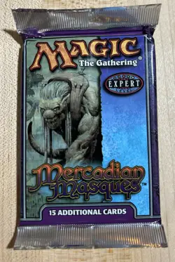 Wizards of the Coast Mercadian Masques Booster Pack - 15 Cards New SEALED! - Image 1