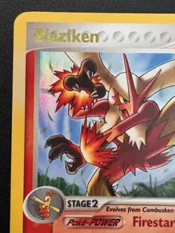 Blaziken 5/108 EX Power Keepers Pokemon Card Reverse Holo Foil Rare LP - Image 3