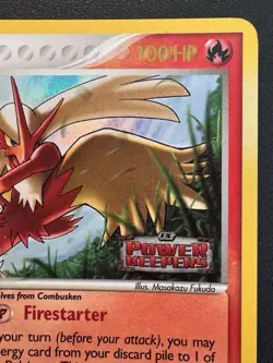 Blaziken 5/108 EX Power Keepers Pokemon Card Reverse Holo Foil Rare LP - Image 4