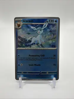 Glaceon (Poke Ball Pattern) 025/131 SV: Prismatic Evolutions NM Pokemon Card TCG - Image 2