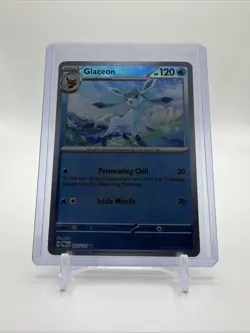 Glaceon (Poke Ball Pattern) 025/131 SV: Prismatic Evolutions NM Pokemon Card TCG - Image 4