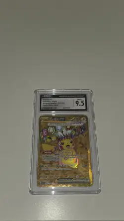 Pikachu ex 247/191 Sv08: Surging Sparks Holo CGC 9.5 Mint+ Graded Pokemon Card - Image 2