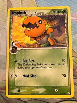 Pokemon Card TCG - Trapinch - EX Holon Phantoms - 84/110 - Common - Image 1