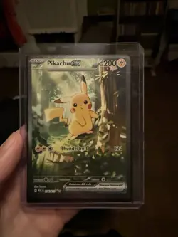 Pokemon Ascended Heroes Pikachu EX 276/217 Rare Holo Basic Card - Image 1