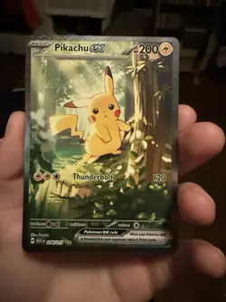Pokemon Ascended Heroes Pikachu EX 276/217 Rare Holo Basic Card - Image 3
