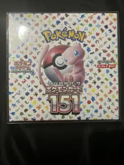 Pokemon 151 Booster Box Japanese 2023 Trading Card Game Sealed - Image 1