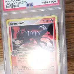 Houndoom 7/115 EX UNSEEN FORCES Holo Rare Graded Pokemon Card - PSA 9 - Image 4